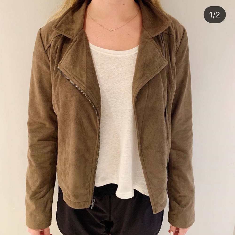 Cupcakes and Cashmere Suede Jacket